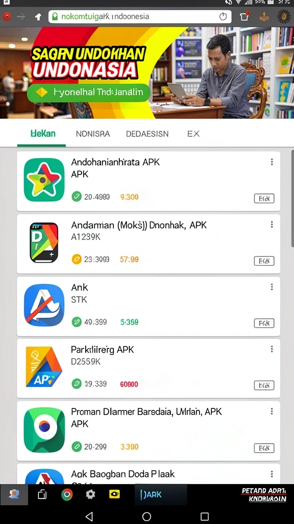 8id - Tampilan awal aplikasi 8ID yang menarik.