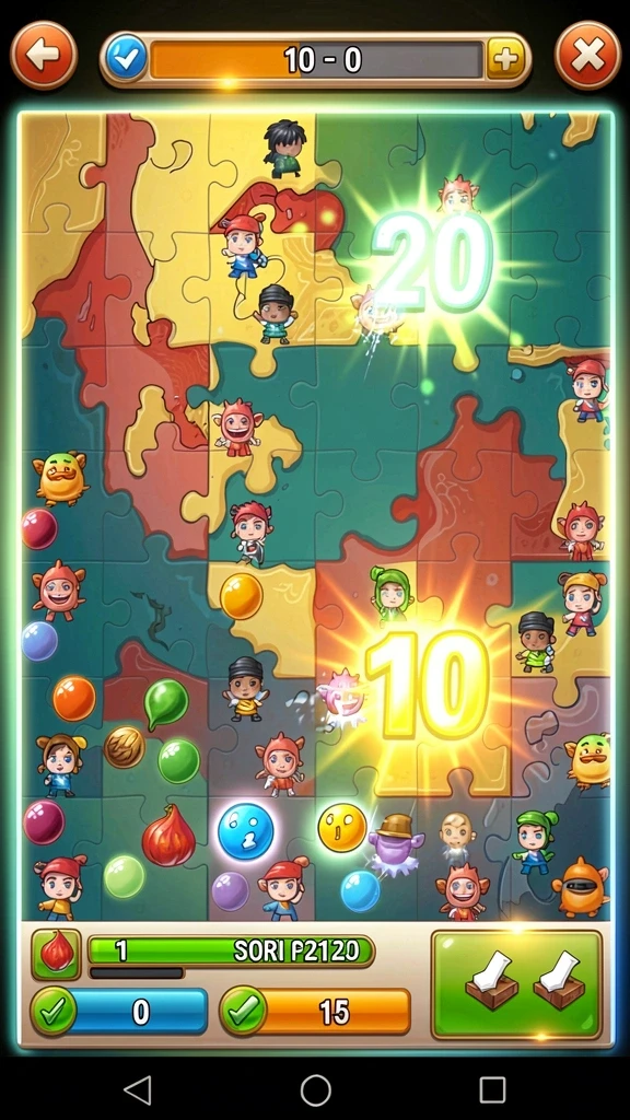 alvendo - Screenshot saat bermain level baru yang seru.