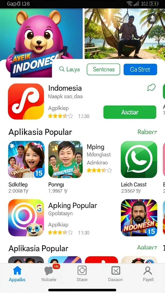rejeki - Menu misi yang beragam dan menarik.