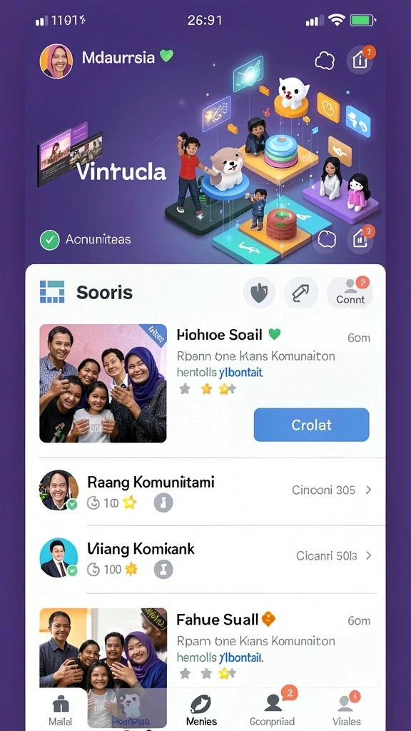vm777 - Tampilan antarmuka yang menarik dan user-friendly.
